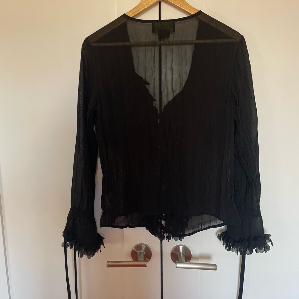 Y2K Ruffle Top - Picture 3 of 5